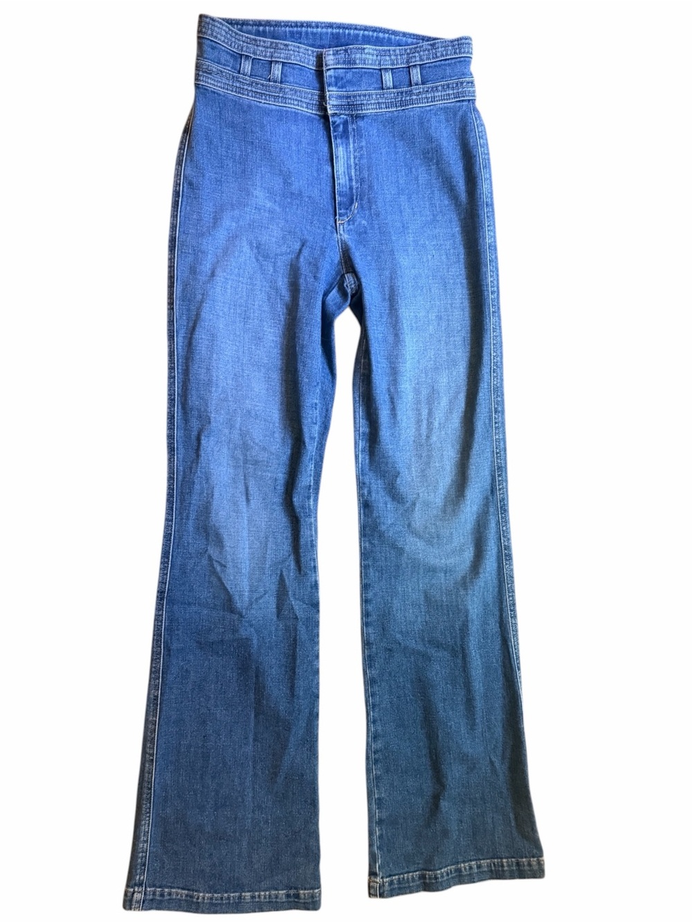 Joe’s Jeans Penny High Rise Wide Leg Jeans Size 25 Medium Wash